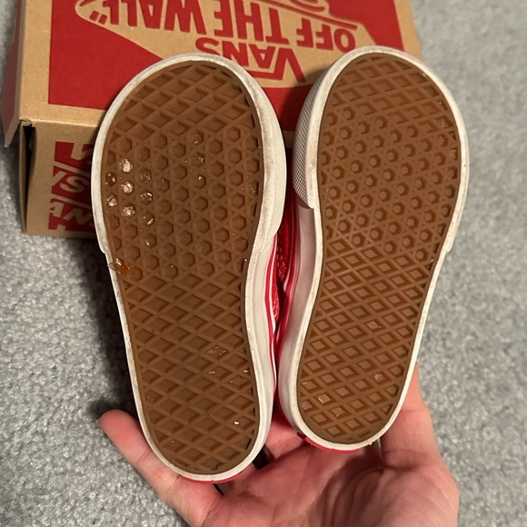 Vans Authentic Red Toddler Sneaker - Picture 5 of 5